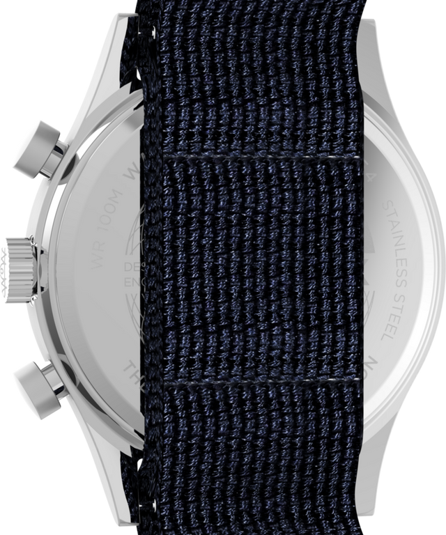 TW2Y40800 Waterbury Traditional Fly Back Chronograph 43mm Fabric Strap Watch Caseback Image