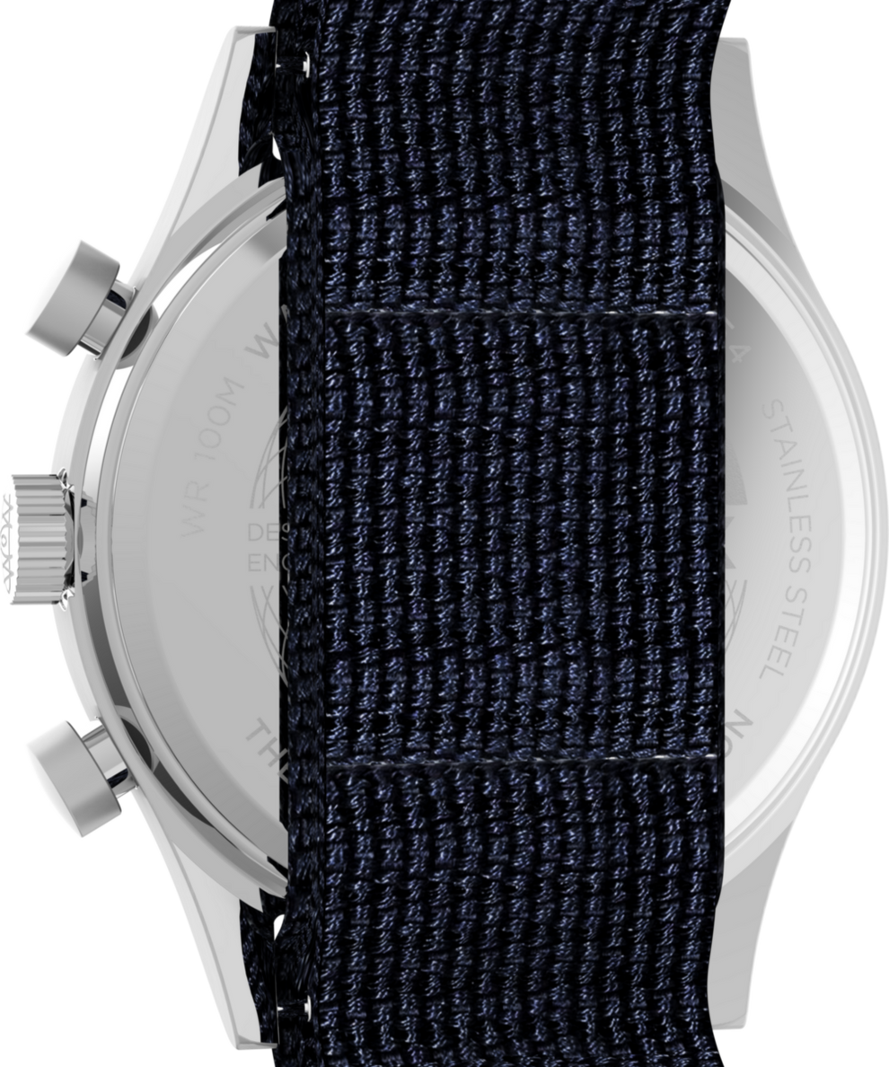 TW2Y40800 Waterbury Traditional Fly Back Chronograph 43mm Fabric Strap Watch Caseback Image