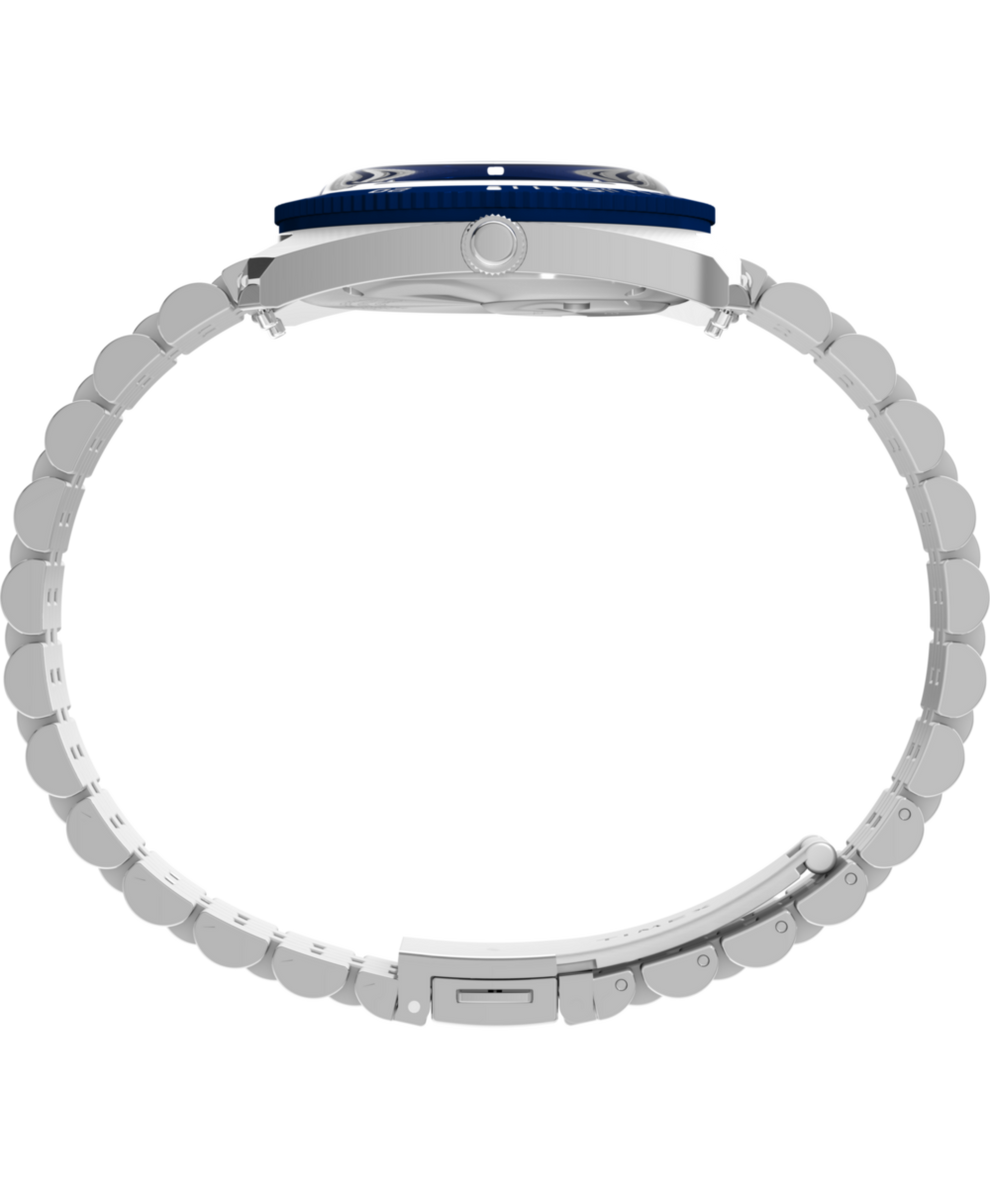 TW2Y44400 Q Timex® 1971 Velocity 36mm Stainless Steel Bracelet Watch Profile Image