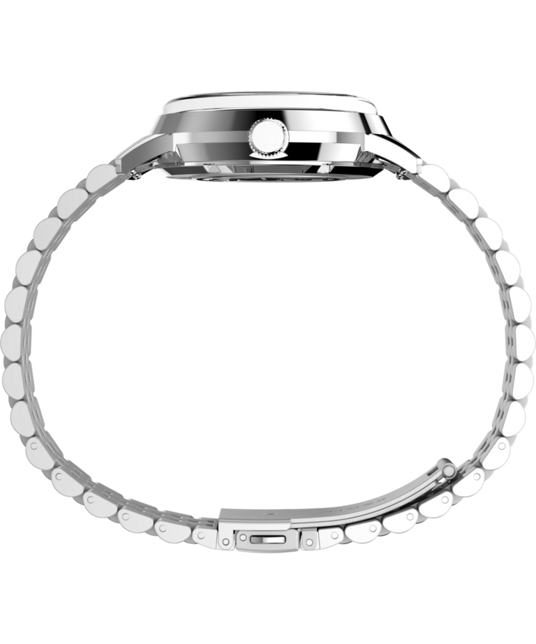 TW2Y45000 Timex x Peanuts® Marlin® Automatic 75th Anniversary 40mm Stainless Steel Bracelet Watch Profile Image