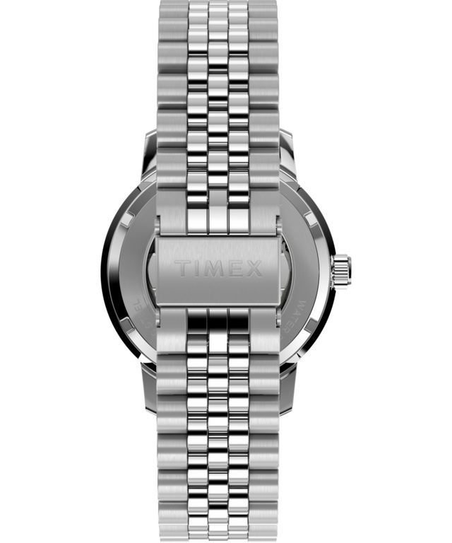 TW2Y45000 Timex x Peanuts® Marlin® Automatic 75th Anniversary 40mm Stainless Steel Bracelet Watch Strap Image