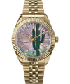 TW2Y45100 Timex x Jacquie Aiche 36mm Stainless Steel Bracelet Watch Primary Image