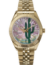TW2Y45100 Timex x Jacquie Aiche 36mm Stainless Steel Bracelet Watch Primary Image