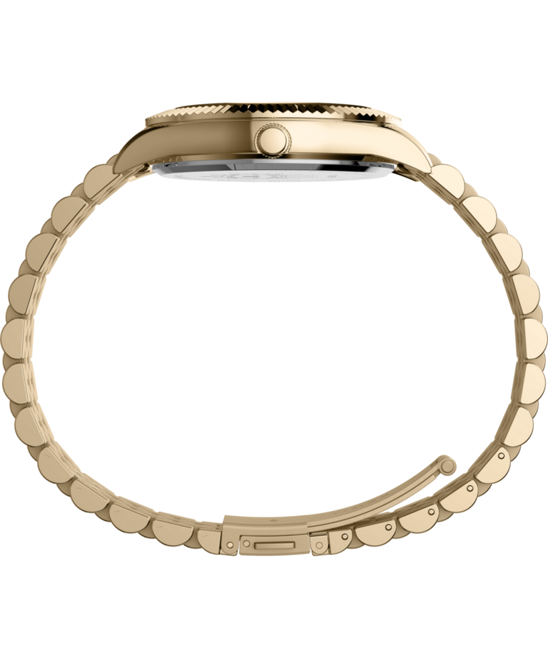 TW2Y45100 Timex x Jacquie Aiche Desert Daze 36mm Stainless Steel Bracelet Watch Profile Image