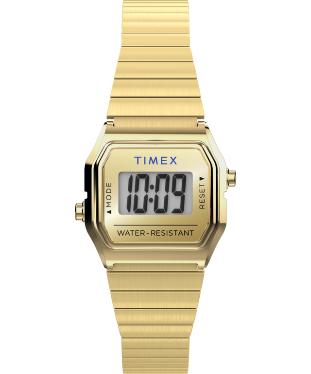 TW2Y46600 Teeny Tiny Timex Endorsed by Dimepiece 20mm Stainless Steel Expansion Band Watch with Perfect Fit Primary Image