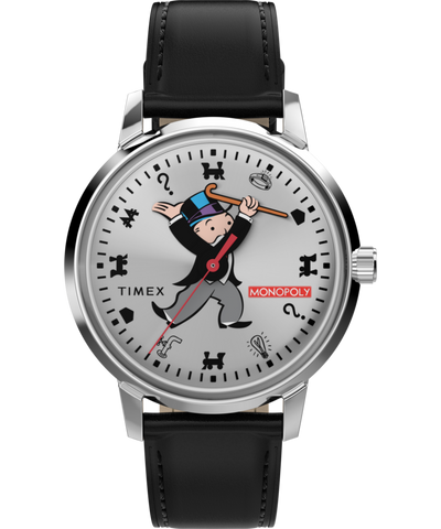TW2Y46900 Monopoly x Timex Marlin® 38mm Leather Strap Watch Primary Image