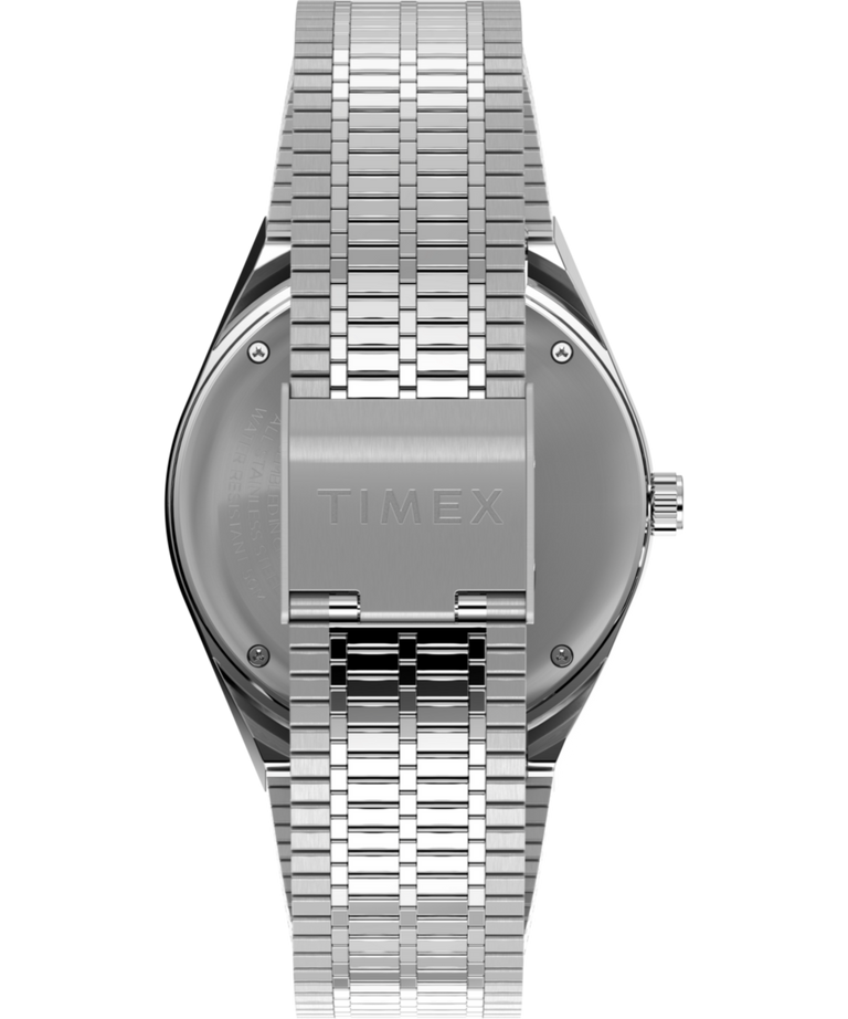 TW2Y48200 Timex x seconde/seconde/ 38mm Stainless Steel Bracelet Watch Strap Image