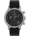 TW2Y48500 Peanuts® x Timex Marlin® Chronograph Joe Cool 40mm Leather Strap Watch Primary Image