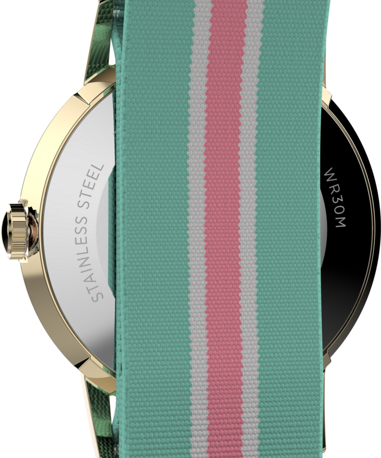 TW2Y49700 Marlin® 34mm Fabric Strap Watch  Caseback Image