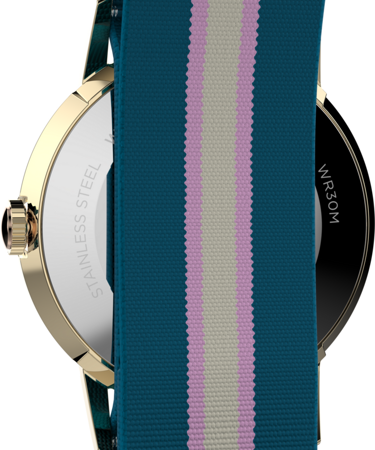 TW2Y49900 Marlin® 34mm Fabric Strap Watch Caseback Image