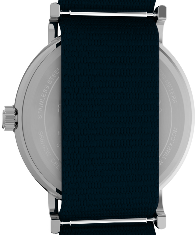 TW2Y51400 Peanuts® x Timex Weekender Baseball 38mm Fabric Strap Watch  Caseback Image