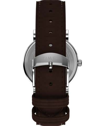 TW2Y51500 Peanuts® x Timex Weekender Baseball 38mm Leather Strap Watch  Strap Image