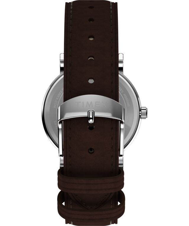 TW2Y51500 Peanuts® x Timex Weekender Baseball 38mm Leather Strap Watch  Strap Image