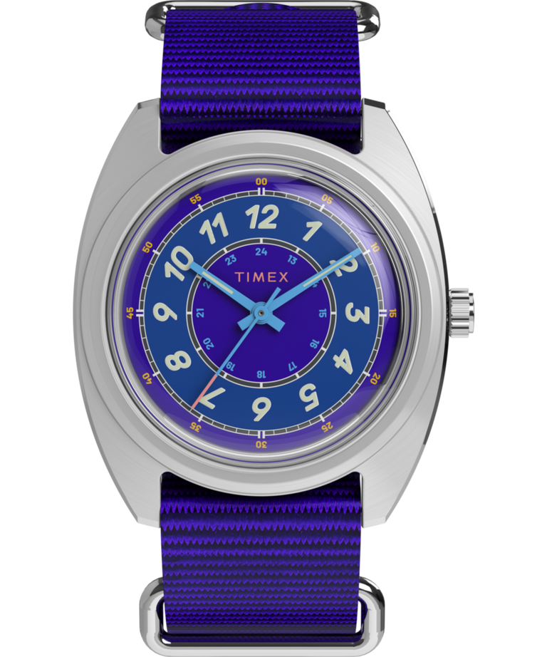 TW2Y52200 Timex x Worn & Wound Whirlpool 37mm Fabric Strap Watch Primary Image