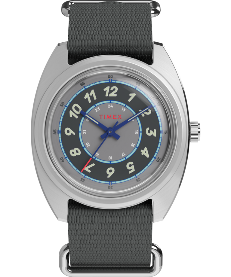 TW2Y52300 Worn & Wound x Timex Storm 37mm Fabric Strap Watch Primary Image