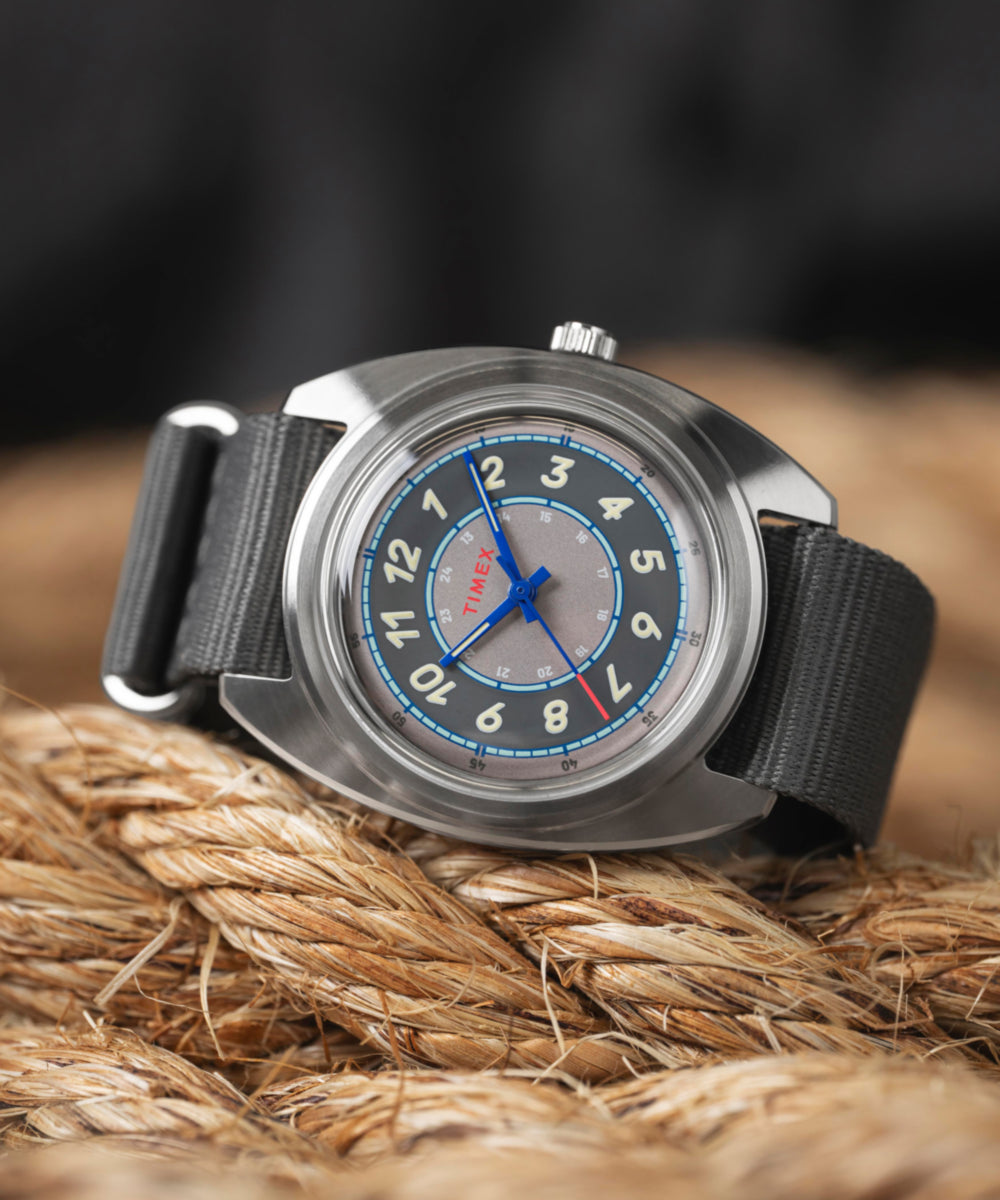 Worn & Wound x Timex Storm 37mm Fabric Strap Watch - TW2Y52300