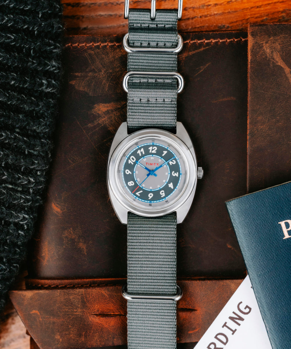 Worn & Wound x Timex Storm 37mm Fabric Strap Watch - TW2Y52300