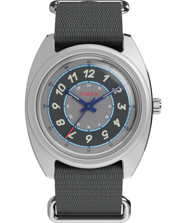 TW2Y52300 Timex x Worn & Wound Storm 37mm Fabric Strap Watch Primary Image