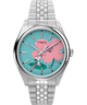 TW2Y52600 Peanuts® x Timex Legacy Snoopy with Flower Dial 36mm Stainless Steel Bracelet Watch   Primary Image