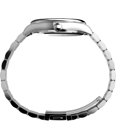 TW2Y52600 Peanuts® x Timex Legacy Snoopy with Flower Dial 36mm Stainless Steel Bracelet Watch   Profile Image