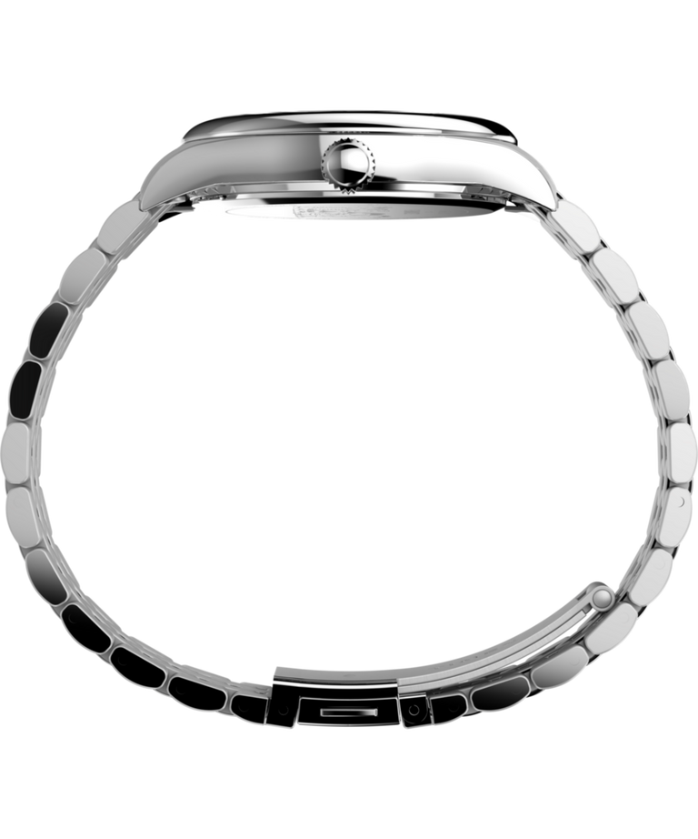 TW2Y52600 Peanuts® x Timex Legacy Snoopy with Flower Dial 36mm Stainless Steel Bracelet Watch   Profile Image