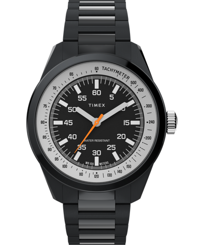 TW2Y53200 Huckberry x Timex 1979 Black Max 41mm Stainless Steel Bracelet Watch Primary Image