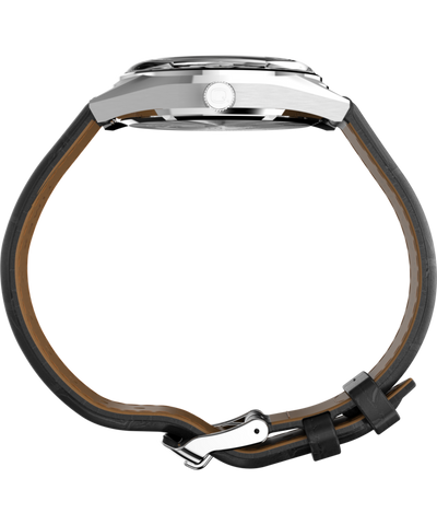 TW2Y55700 Q Timex Red Vega 1978 Reissue 38mm Leather Strap Watch Profile Image