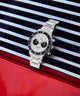 TW2Y55800 Q Timex Continental Chronograph 40mm Stainless Steel Bracelet Watch Campaign Key Silhouettes (Beauty shots) Image