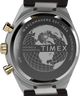 TW2Y56000 Q Timex Continental Chronograph 40mm Leather Strap Watch  Caseback Image