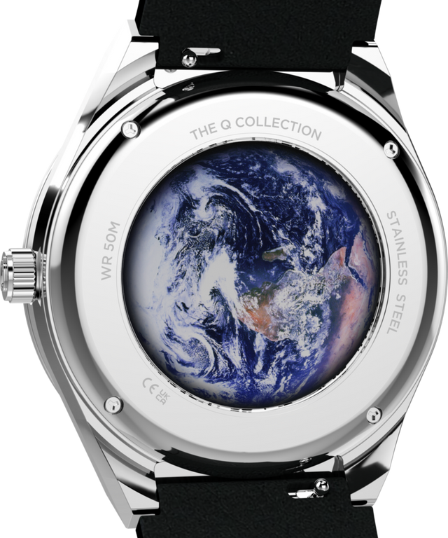 TW2Y56800 Q Timex NASA 40mm Leather Strap Watch Caseback Image