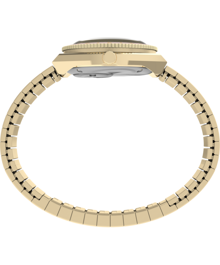 TW2Y57400 Q Timex® Mini 30mm Stainless Steel Expansion Band Watch  Profile Image