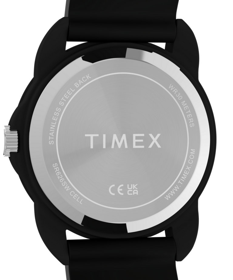 TW2Y59800 Timex Kids Time Teacher 30mm Silicone Strap Watch Caseback Image