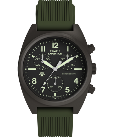 TW2Y61100 Expedition® Capstone Chronograph 41mm Silicone Strap Watch Primary Image