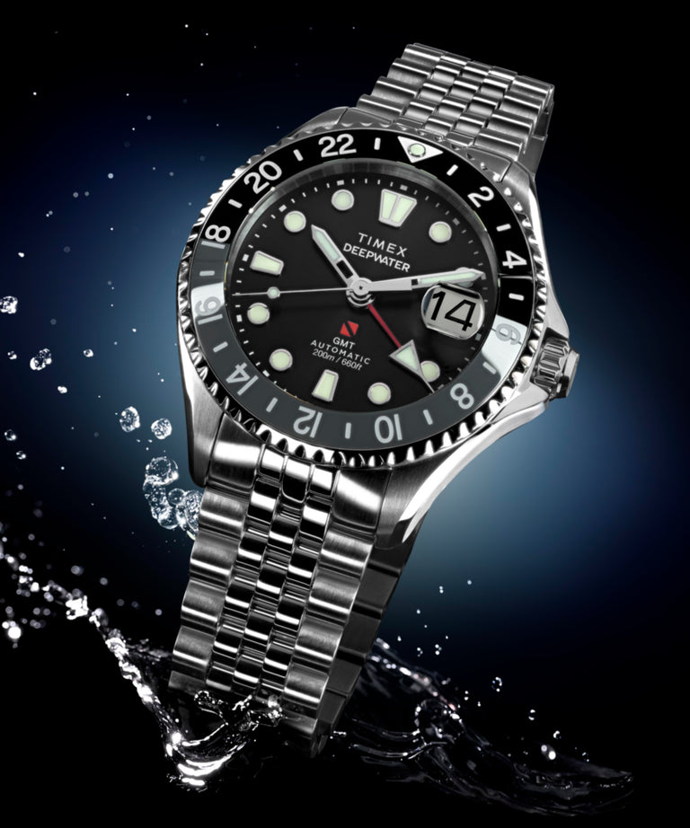 TW2Y63900 Deepwater Meridian 200 Automatic GMT 42mm Stainless Steel Bracelet Watch Collab Additional Image