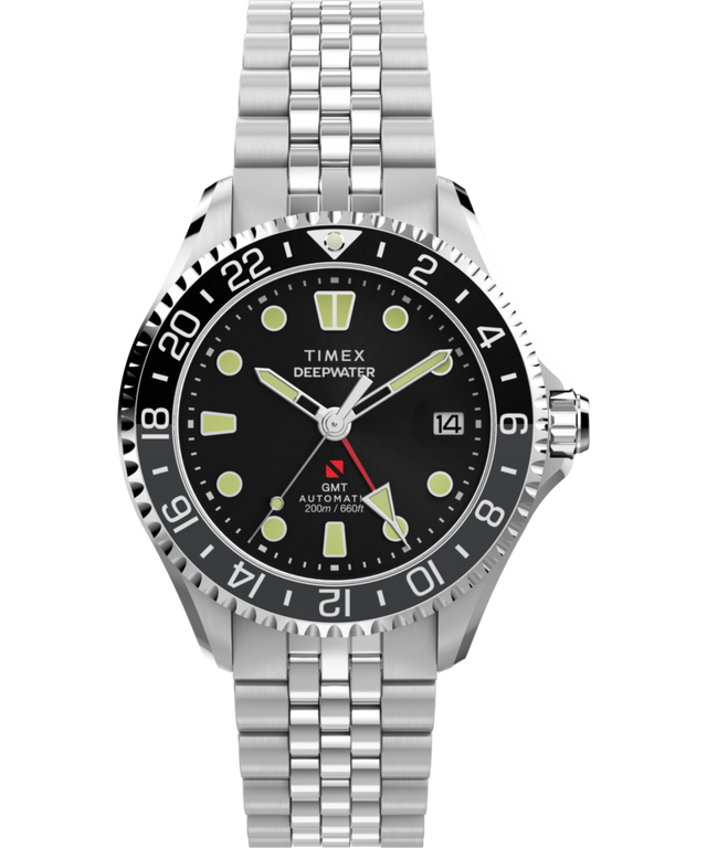 TW2Y63900 Deepwater Meridian 200 Automatic GMT 42mm Stainless Steel Bracelet Watch Primary Image