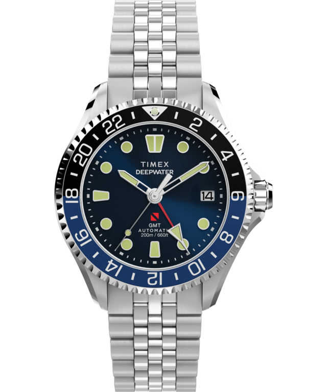 TW2Y64000 Deepwater Meridian 200 Automatic GMT 42mm Stainless Steel Bracelet Watch Primary Image