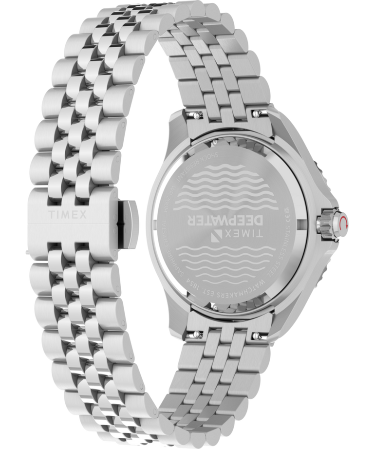 TW2Y64000 Deepwater Meridian 200 Automatic GMT 42mm Stainless Steel Bracelet Watch Caseback with Attachment Image