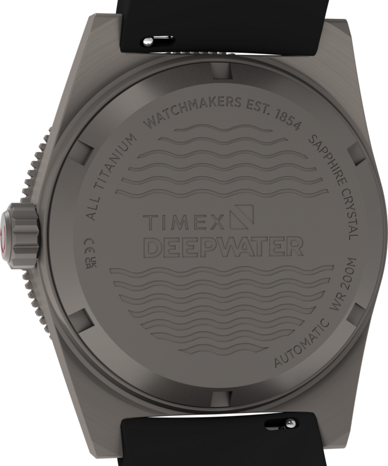 TW2Y64300 Deepwater Reef 200 Titanium Automatic 41mm Synthetic Rubber Strap Watch Caseback Image