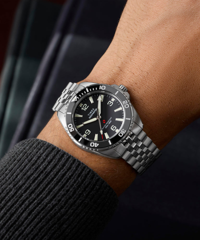 TW2Y64500 Deepwater Arctic 40.5mm Stainless Steel Bracelet Watch Primary Wrist Image