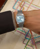 TW2Y66700 Timex® Automatic 1983 E Line 34mm Stainless Steel Expansion Band Watch Primary Wrist Image