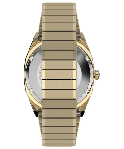 TW2Y67700 Timex® Automatic 1983 E Line 34mm Stainless Steel Expansion Band Watch Strap Image