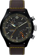 TW2Y70100 Waterbury Ace Fly-Back Chronograph 43mm Leather Strap Watch Primary Image