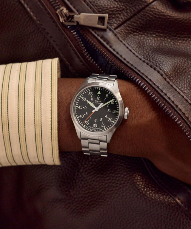 TW2Y70300 Waterbury Ace 41mm Stainless Steel Bracelet Watch  Primary Wrist Image