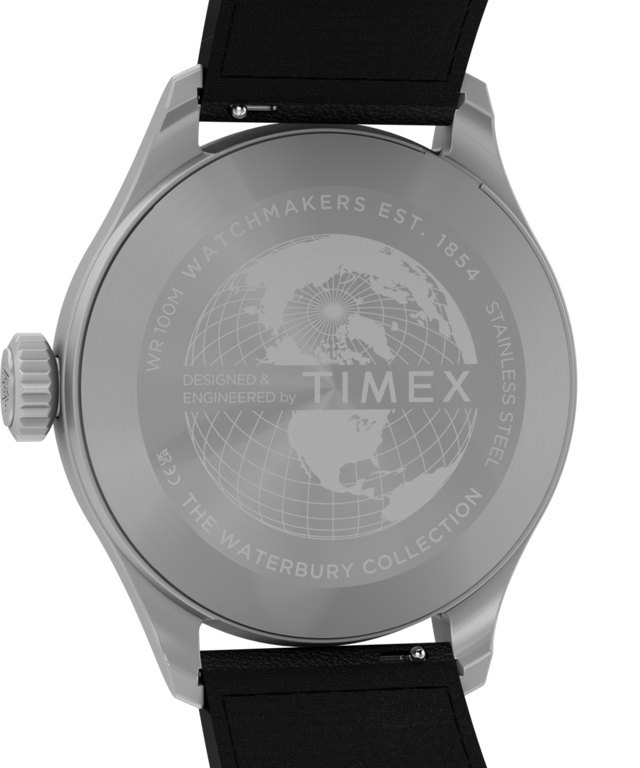 TW2Y70400 Waterbury Ace 41mm Leather Strap Watch Caseback Image