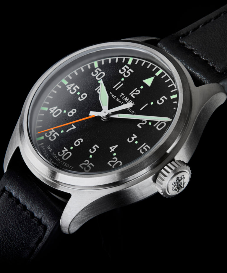 TW2Y70400 Waterbury Ace 41mm Leather Strap Watch Alternate Image 1