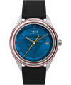 TW2Y71400 Timex x Superman Marlin® Jet Automatic 38mm Leather Strap Watch Primary Image