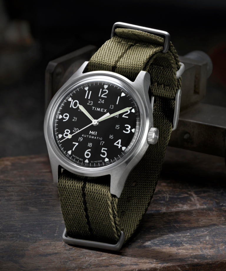 TW2Y71700 MK1 Automatic 40mm Fabric Strap Watch Campaign Key Silhouettes (Beauty shots) Image