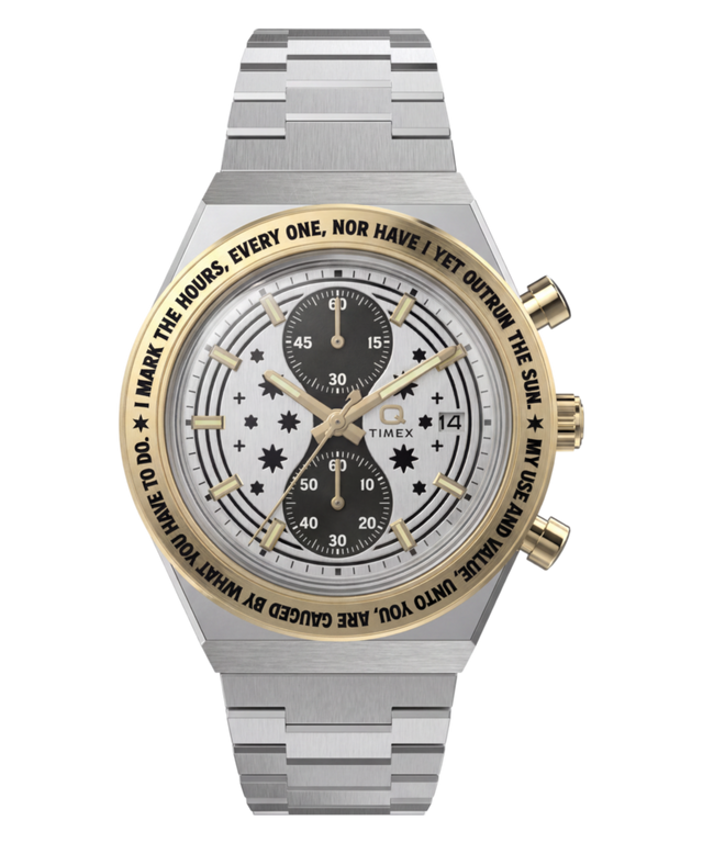 TW2Y75900 Harry Potter x Q Timex Time Turner Chronograph 40mm Stainless Steel Bracelet Watch Primary Image