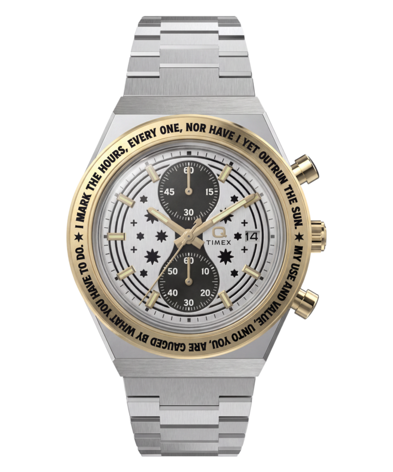 TW2Y75900 Harry Potter x Q Timex Time Turner Chronograph 40mm Stainless Steel Bracelet Watch Primary Image
