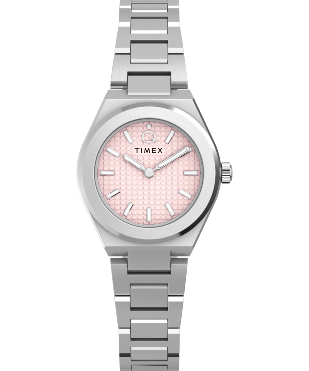 TW2Y77400 Q Timex® Continental Mini 24mm Stainless Steel Bracelet Watch Primary Image
